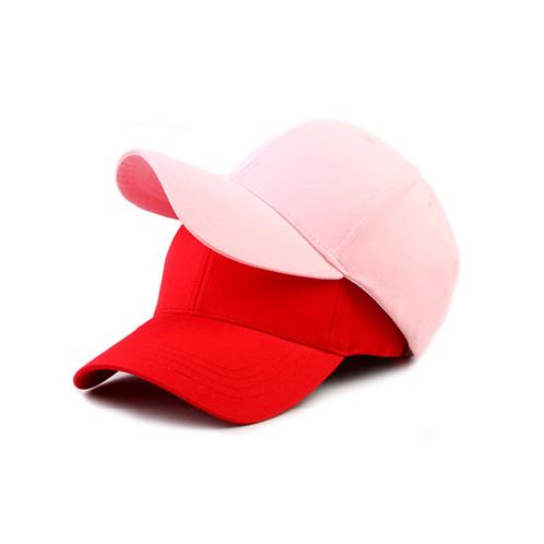 Korea Men Women Plain Cotton Adjustable Various Colors Fashion Baseball Cap Hat